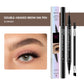 🔥Buy 1 Get 1 Free💖 Achieve Perfect Brows Instantly✨2-in-1 Dual-Ended Eyebrow Pen