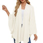 🔥Elegant Shawl Wraps Soft Open Front Poncho Sweater