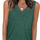 🎁Last Day Promotion 49% OFF✨Women's Sleeveless V-Neck Slimming Loose Fit Casual Tank Top T-Shirt