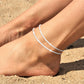 🥰Dainty Layered Waterproof Anklet For Women
