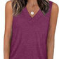 🎁Last Day Promotion 49% OFF✨Women's Sleeveless V-Neck Slimming Loose Fit Casual Tank Top T-Shirt