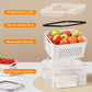🔥Up to 70% Off🔥Household transparent plastic food storage box-Including drain basket💧