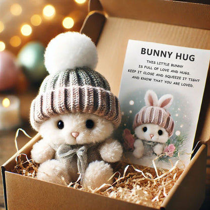 🔥HOT SALE BUY 2 GET 10% OFF 🔥- Handmade🐇Mini Bunny Hug Cute Easter Gift🎁