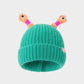 🎃Halloween Gift🎁Winter Parent-Child Cute Glowing Little Monster Knit Hat