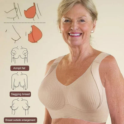 🎁Clearance Sale Buy 1 Get 3 Packs🔥 Super firming bra | Wire-free bra 👍 No more sagging breasts