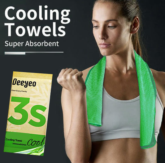 💞🔥Portable Cooling Towel, 1 Count Soft & Breathable Ice Towel for Yoga, Sport, Running, Workout, Camping& More Activities