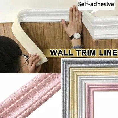 3D Wall Edging-Self-Adhesive Environmental Protection 3D Wall Edging Strip