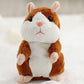 🐹💝70% OFF!!!-Ready for Christmas!🎄🎁Talking Hamster Plush – repeats whatever you say, auto head-shaking, hilarious fun for kids & adults