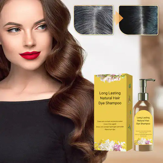 New🔥Japanese Long Lasting Natural Hair Dye Shampoo (Buy 1 Get 1 Free)