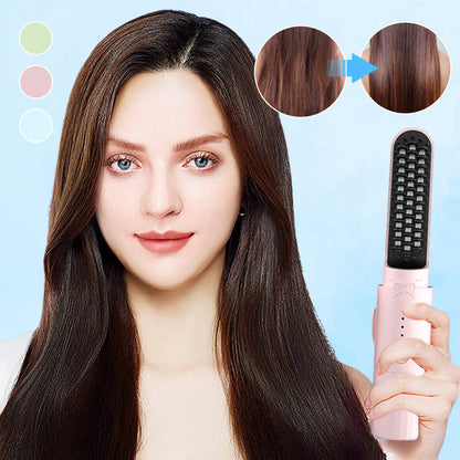 🌹Mother's Day Promotion🎁💯2-in-1 Rechargeable Long-lasting Straightening Comb