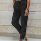 📢📢Last Day 70% OFF !!!⏰Women's  Elastic Waist Cotton Linen Wide Leg Pants👖