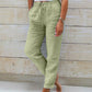 📢📢Last Day 70% OFF !!!⏰Women's  Elastic Waist Cotton Linen Wide Leg Pants👖
