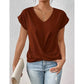 🔥🌹Mother's Day Promotion 🎁 50% OFF💥BIG SALE💷Best Price👚Casual Short Sleeve Elegant V-neck Twist Tee