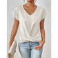 🔥🌹Mother's Day Promotion 🎁 50% OFF💥BIG SALE💷Best Price👚Casual Short Sleeve Elegant V-neck Twist Tee
