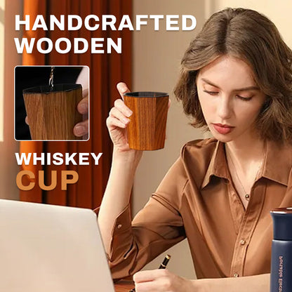 🌹Mother's Day Promotion 🎁Unique & Handcrafted Wooden Whiskey Cup🔥🔥