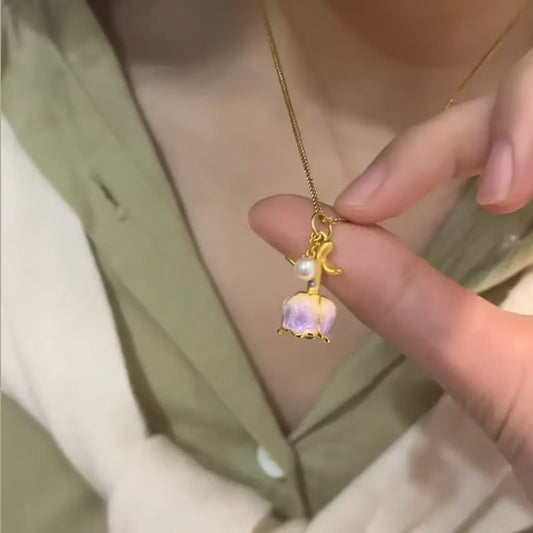 BUY 1 GET 1 FREE🌹Best Gift🌹Women’s Elegant Blooming Rose Necklace