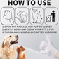 🌹Mother's Day Promotion 🎁Convenient Efficient Pet Wash-Free Wipes Gloves