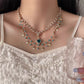🌹Mother's Day Promotion 🎁Luxury Heart Double Layers Necklace