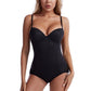 🔥LAST DAY SALE 50% OFF🔥Shapewear Bodysuit with Bra | Ruched Slimming Adjustable Waist✨