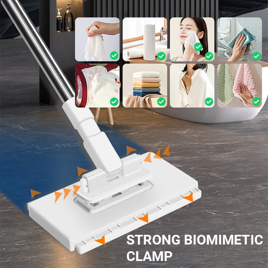 🔥Last Day Only 7.99🔥The Disposable Clamp Mop | Versatile Wet & Dry Home Cleaner