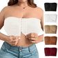 🎁Prime Day Sale 49% OFF🔥Plus Size Strapless Front Buckle Breathable Bra