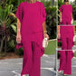 👗New Arrival 60% OFF!💝Charming Irregular Top & Wide Leg Pants Set