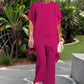 👗New Arrival 60% OFF!💝Charming Irregular Top & Wide Leg Pants Set