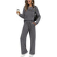 🔥2026 SPRING SPECIAL UP TO 50% OFF👍✨Women's Crew Neck Top & Drawstring Pants Set