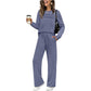🔥2026 SPRING SPECIAL UP TO 50% OFF👍✨Women's Crew Neck Top & Drawstring Pants Set