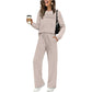 🔥2026 SPRING SPECIAL UP TO 50% OFF👍✨Women's Crew Neck Top & Drawstring Pants Set