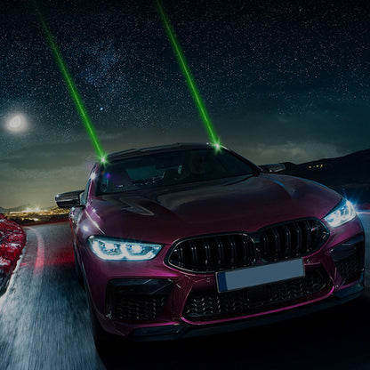 🥳2026 BESTSELLER🥾 Laser Warning Light – High-Visibility Beam, Enhances Road Safety – All-Weather Waterproof, USB-C – 500mAh Battery – Rail-Mount Base! 🛡️💨