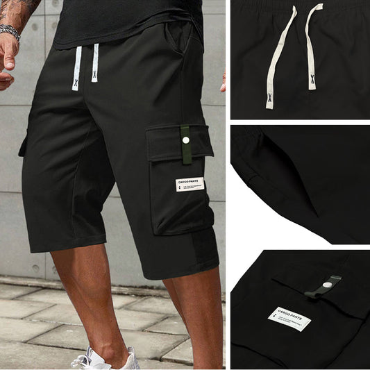 🔥Easter Hot 60% Off👖Men's Casual Drawstring Capri Cargo Pants