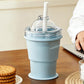 🥤 Save 50%! 🧊 2‑in‑1 Silicone Ice Cup – XL ice balls, straw & BPA‑free ✨