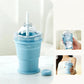 🥤 Save 50%! 🧊 2‑in‑1 Silicone Ice Cup – XL ice balls, straw & BPA‑free ✨