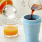 🥤 Save 50%! 🧊 2‑in‑1 Silicone Ice Cup – XL ice balls, straw & BPA‑free ✨