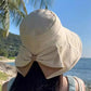👒 Summer Hot Sale 50% OFF ! 💐 Women's Elegant Bowknot Sun Hat | Full Coverage & Packable Travel Companion✨