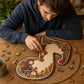 🔥LAST DAY SALE ONLY ￡7.99!!🎵 Musical Note Wooden Jigsaw Puzzle🧩Unique Shape & Whimsy Instrument Pieces