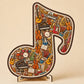 🔥LAST DAY SALE ONLY ￡7.99!!🎵 Musical Note Wooden Jigsaw Puzzle🧩Unique Shape & Whimsy Instrument Pieces