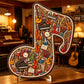 🔥LAST DAY SALE ONLY ￡7.99!!🎵 Musical Note Wooden Jigsaw Puzzle🧩Unique Shape & Whimsy Instrument Pieces
