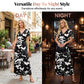 👗2026 Summer Hot Sale 50% OFF🌈 Women's V neck Ankle Length Floral Print Beach Long Flowy  Maxi Dress with Pockets🎀