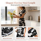 👗2026 Summer Hot Sale 50% OFF🌈 Women's V neck Ankle Length Floral Print Beach Long Flowy  Maxi Dress with Pockets🎀