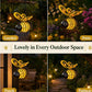 🔥Last Day Only £10.99!! ⚡50K+ SOLD!✨🐝Solar Heart-Winged Bee Light | Weather-Resistant Metal Garden Ornament with Warm Glow