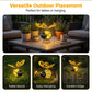 🔥Last Day Only £10.99!! ⚡50K+ SOLD!✨🐝Solar Heart-Winged Bee Light | Weather-Resistant Metal Garden Ornament with Warm Glow