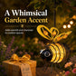 🔥Last Day Only £10.99!! ⚡50K+ SOLD!✨🐝Solar Heart-Winged Bee Light | Weather-Resistant Metal Garden Ornament with Warm Glow
