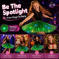 🏆 Last Day 50%OFF!🎁LED Light Up Sequin Tutu Skirt Star Mesh Princess Skirt for Girls and Adults💃