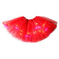 🏆 Last Day 50%OFF!🎁LED Light Up Sequin Tutu Skirt Star Mesh Princess Skirt for Girls and Adults💃