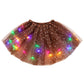 🏆 Last Day 50%OFF!🎁LED Light Up Sequin Tutu Skirt Star Mesh Princess Skirt for Girls and Adults💃