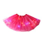 🏆 Last Day 50%OFF!🎁LED Light Up Sequin Tutu Skirt Star Mesh Princess Skirt for Girls and Adults💃