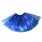 🏆 Last Day 50%OFF!🎁LED Light Up Sequin Tutu Skirt Star Mesh Princess Skirt for Girls and Adults💃