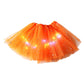 🏆 Last Day 50%OFF!🎁LED Light Up Sequin Tutu Skirt Star Mesh Princess Skirt for Girls and Adults💃